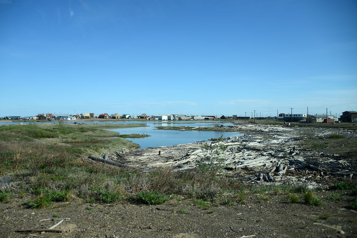 10A View of Houses Of Tuktoyaktuk Northwest Territories